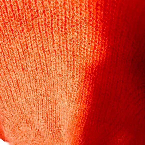 Veronica beard melinda crew neck sweater deep orange size S - Picture 4 of 11